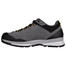 Lowa Wanderschuhe Delago Low GTX (Trekking, Spaltleder, wasserdicht) asphalt/mango Herren